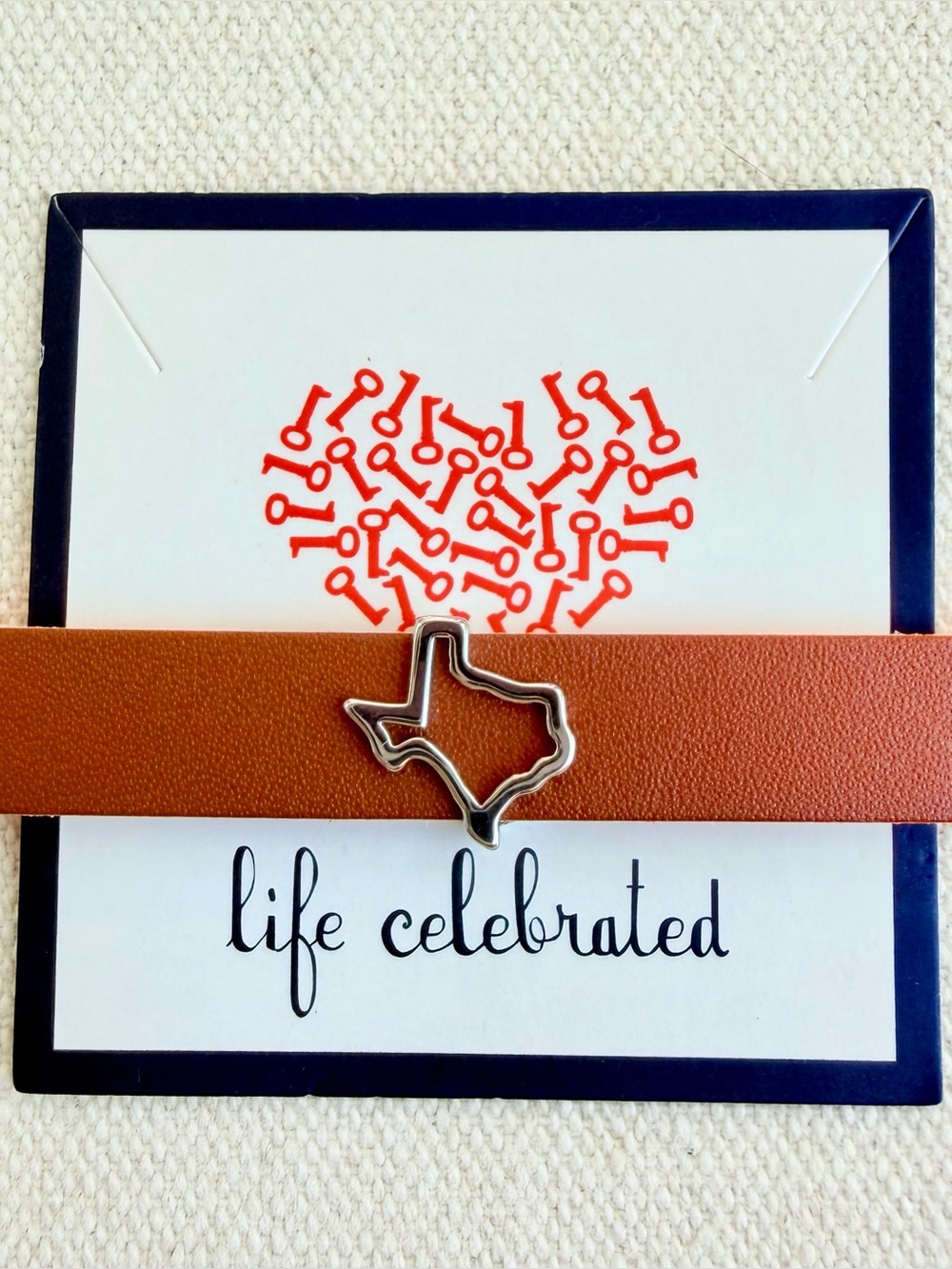 *Texas state outline Charm* KEEP COLLECTIVE Retired Silver
